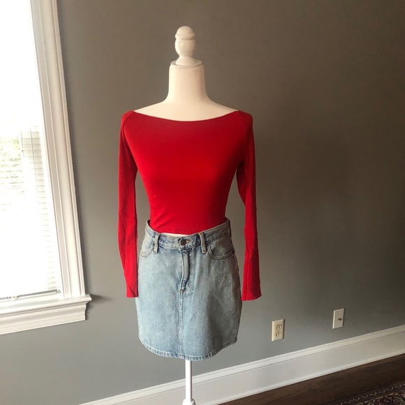Brandy Melville Maison Top - Red - Picture 1 of 3